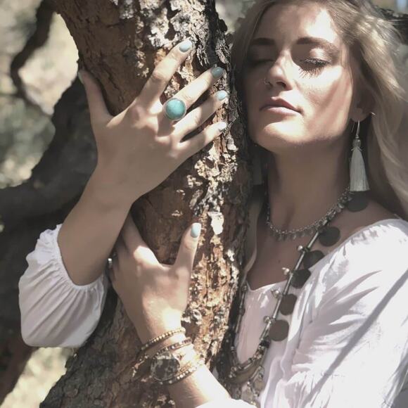 Rare Vintage Traditional Moon Necklace India Nomadic Banjara - Picture 4 of 6